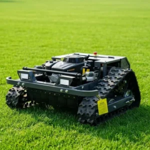 tracked lawn mower
